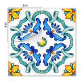 Tile Stickers Portuguese Style Tile Stickers - Mosaicowall Mosaicowall Portuguese Style Tile Stickers